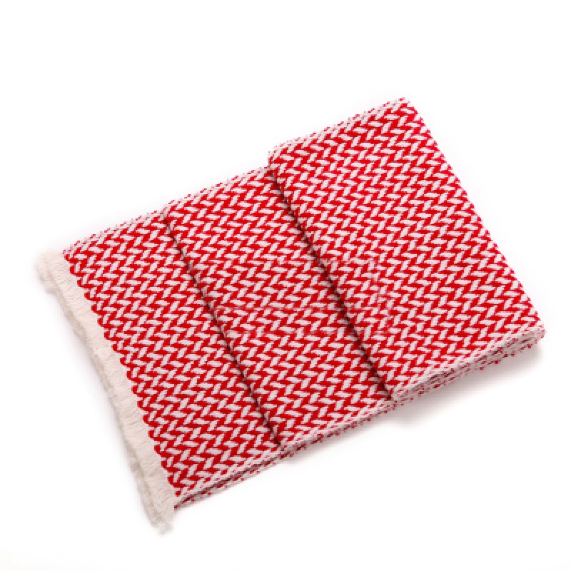 Pure Cashmere Scarves Red Women Fashional Winter Scarf